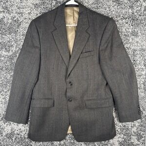 Men's Classic Two-Button Gray Blazer
